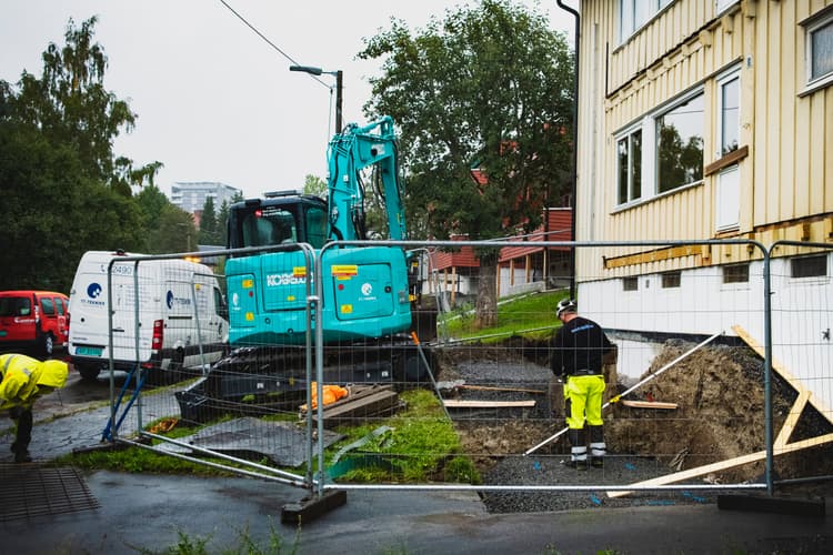 Image about God drenering sikrer bygningen mot fukt og mugg